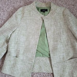 Talbots Green & White Jacket